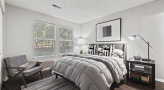 Bedroom with lots of natural light