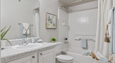 Bathroom with tub/shower combo