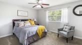 Bedroom with lots of natural light