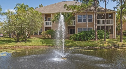 Sun Chase lake water feature 