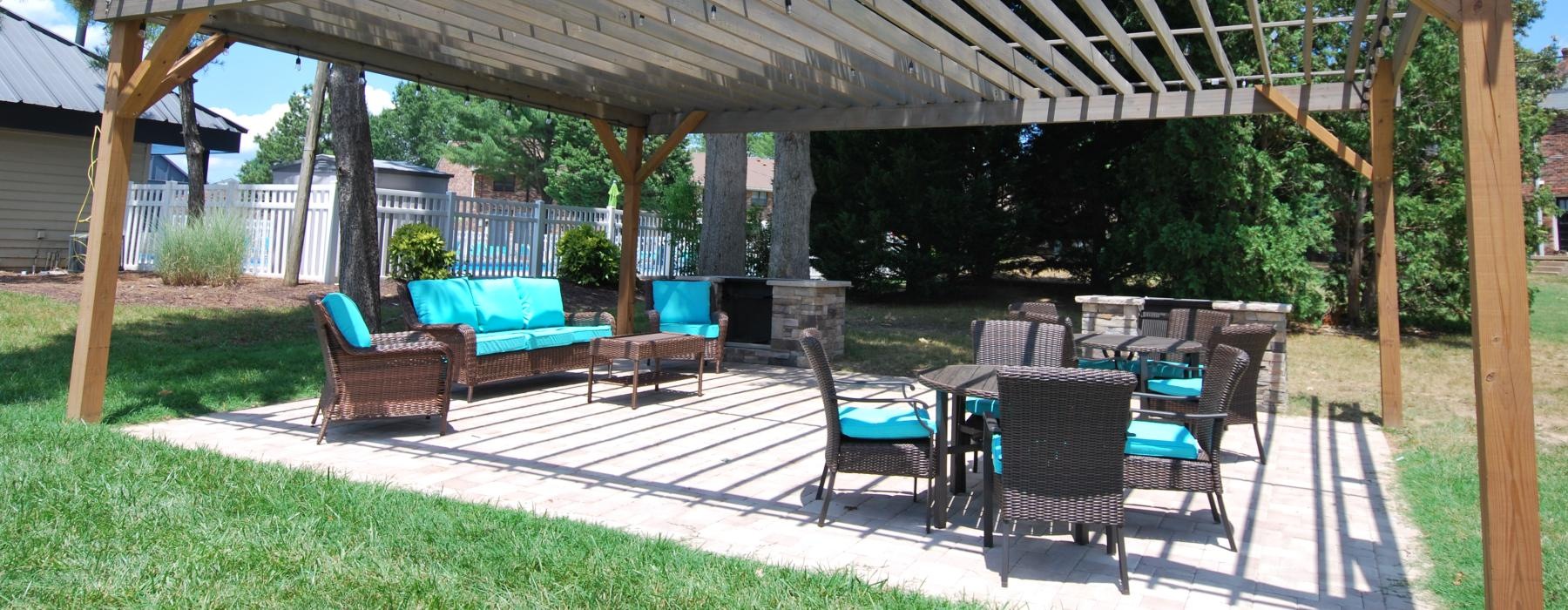 pergola covered patio