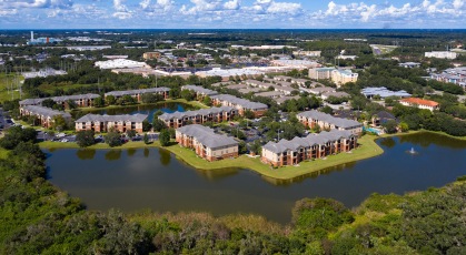 Aerial view of The Lakes at Brandon West