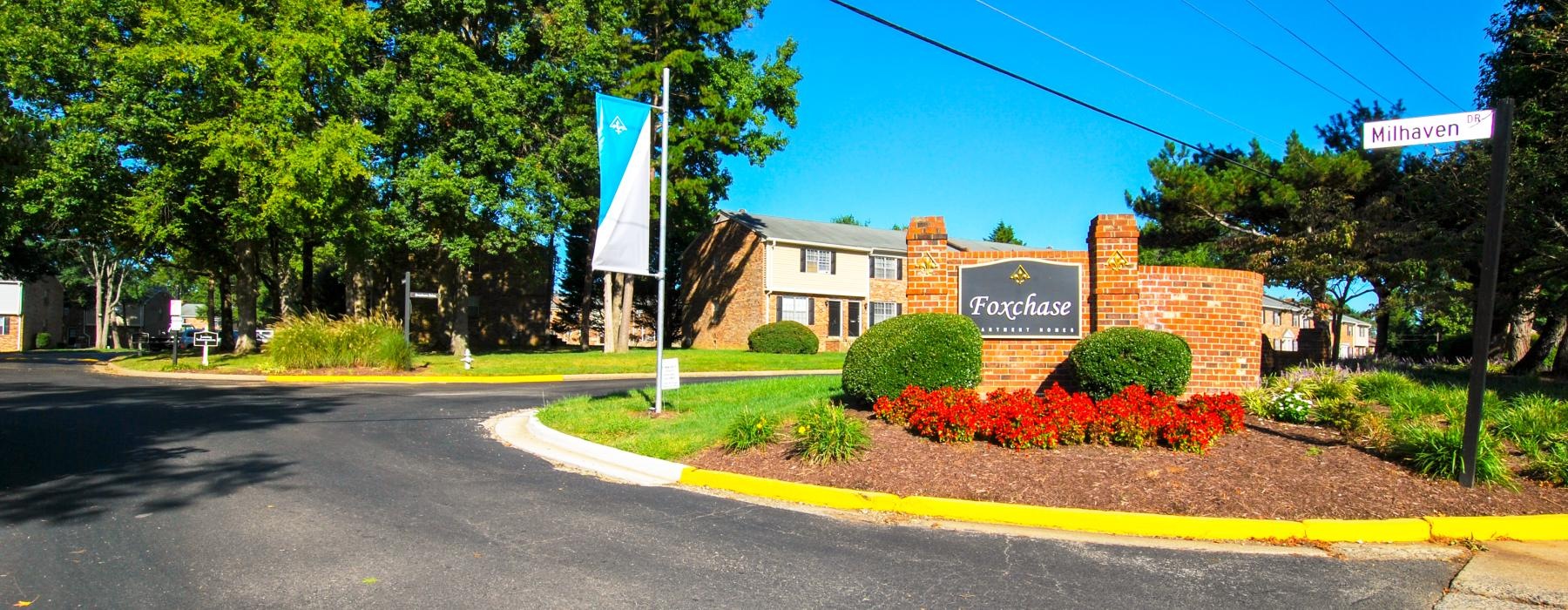 property sign at entry driveway